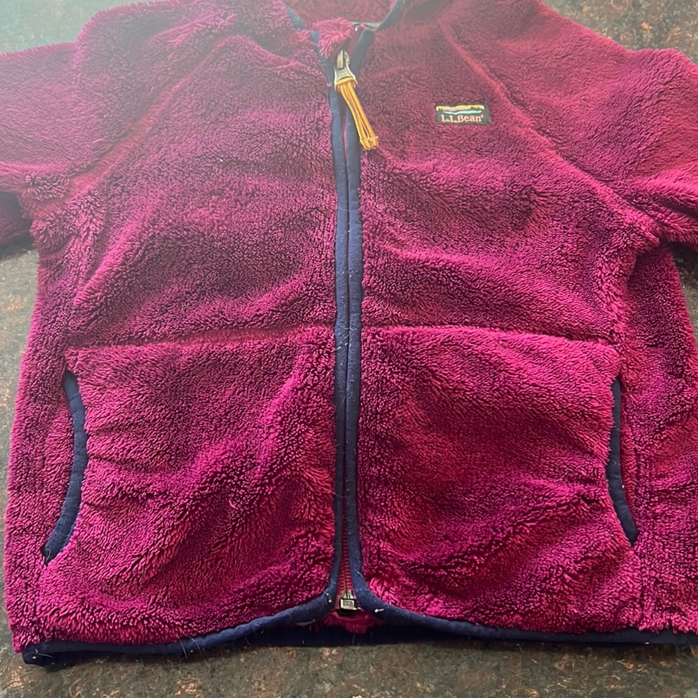 LL BEAN toddler fleece zip up